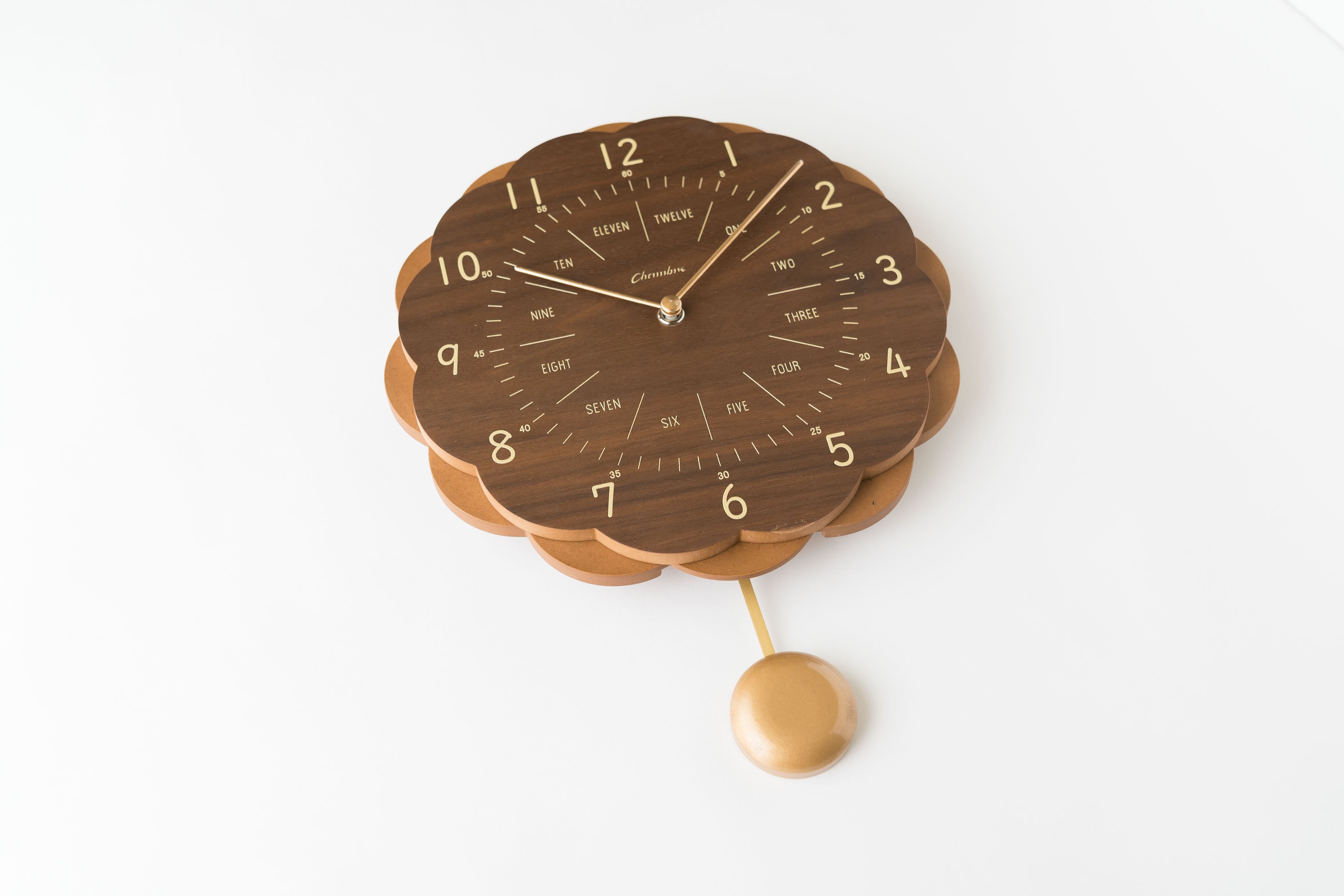 振り子時計 SUN CLOCK BROWN | シャンブル【CHAMBRE】byインターゼロ