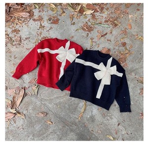 ママとお揃いリボンニットセーター Kids