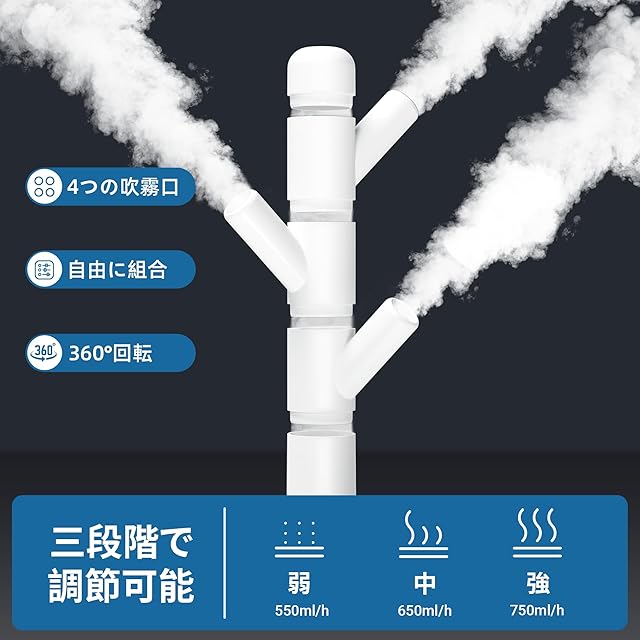 Alebert(アレベルト) 加湿器 大容量 16L 最大60畳適用 【メーカーあり