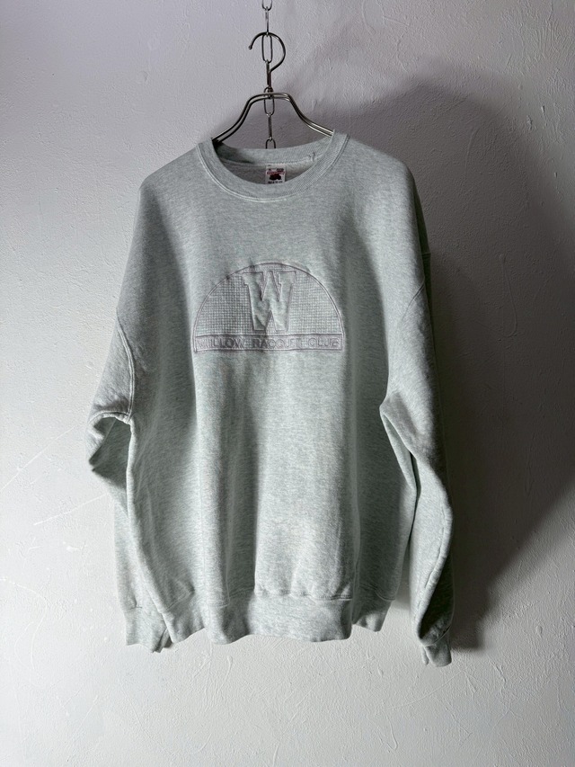 90’s USA made “WILLOW RACQUET CLUB” sweat shirt