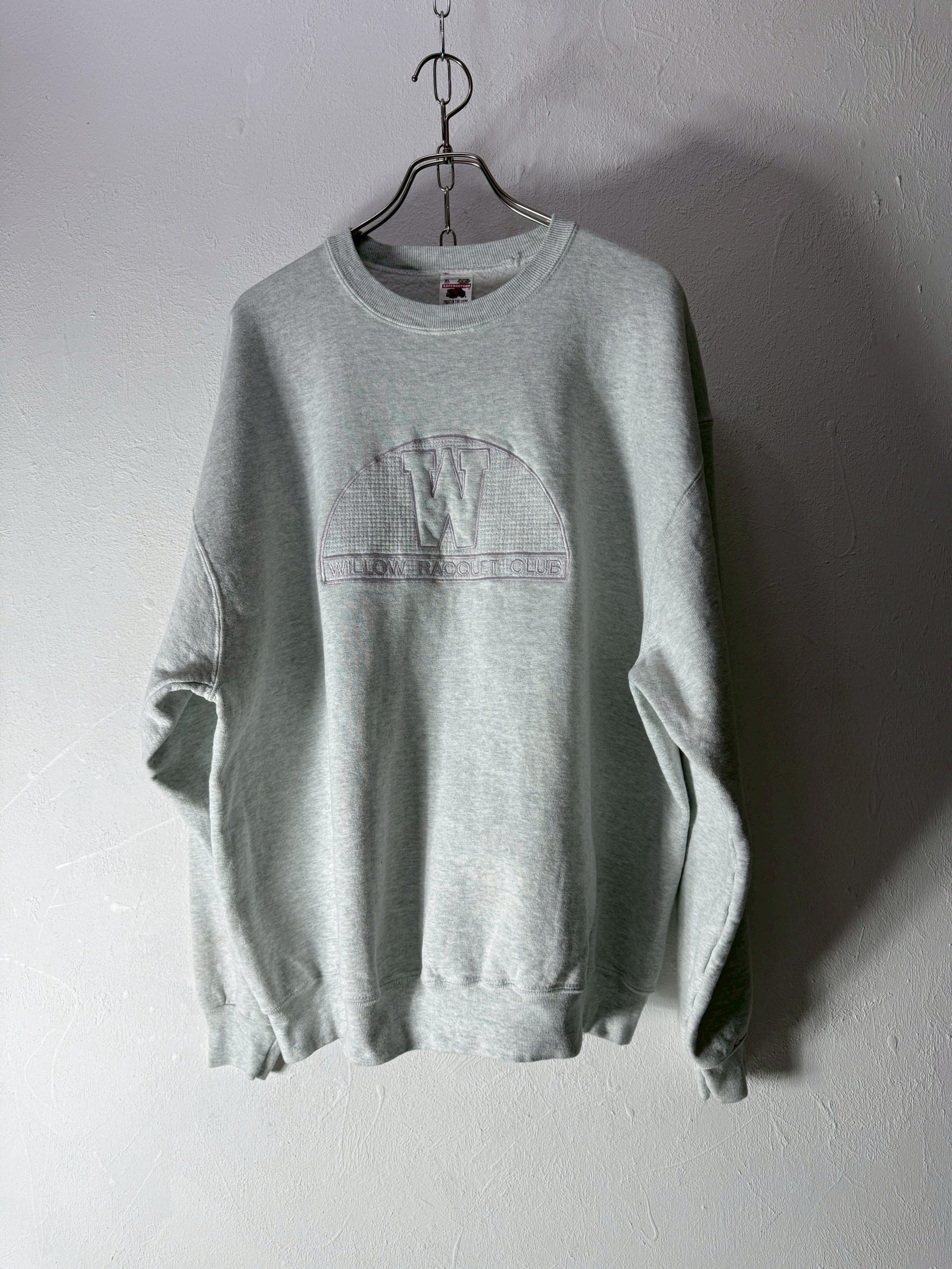 90’s USA made “WILLOW RACQUET CLUB” sweat shirt