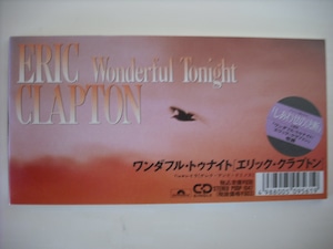 【3" CD single】ERIC CLAPTON / WONDERFUL TONIGHT