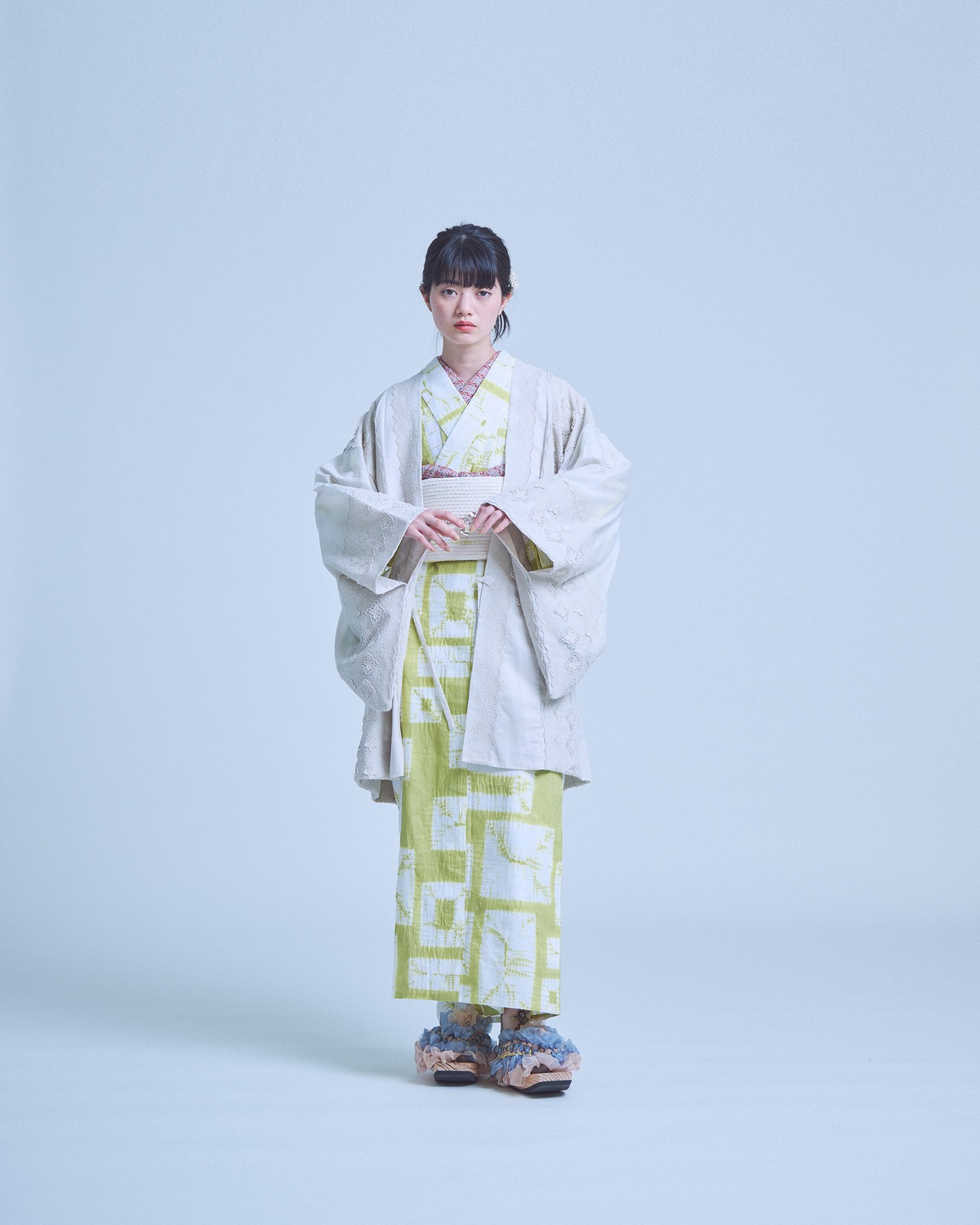 羽織 / sprinkle / gray beige | KIMONO ARCH