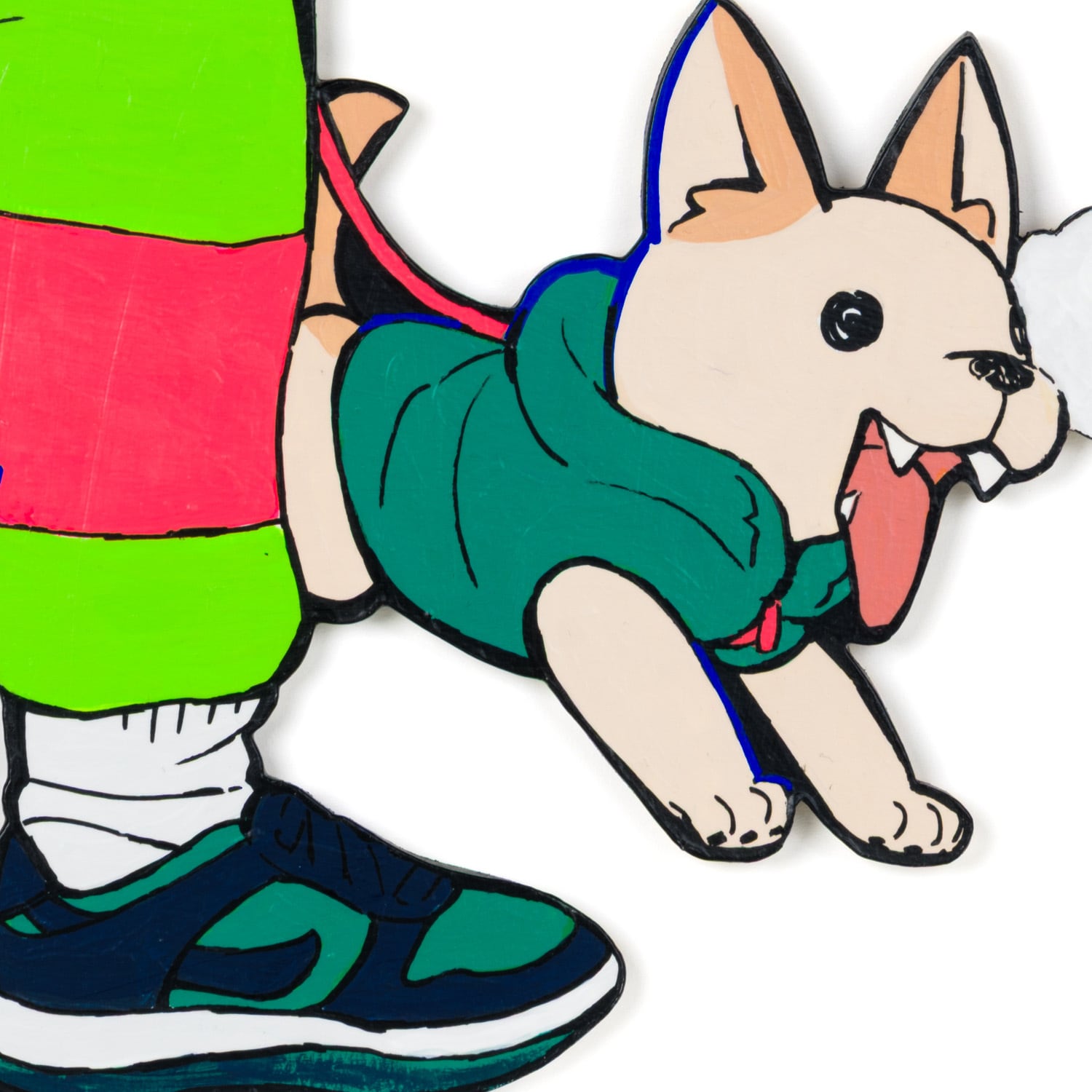 会場売約済】magodesu 原画A いぬさんとKICKちゃんの冬 さんぽ | TOKYO