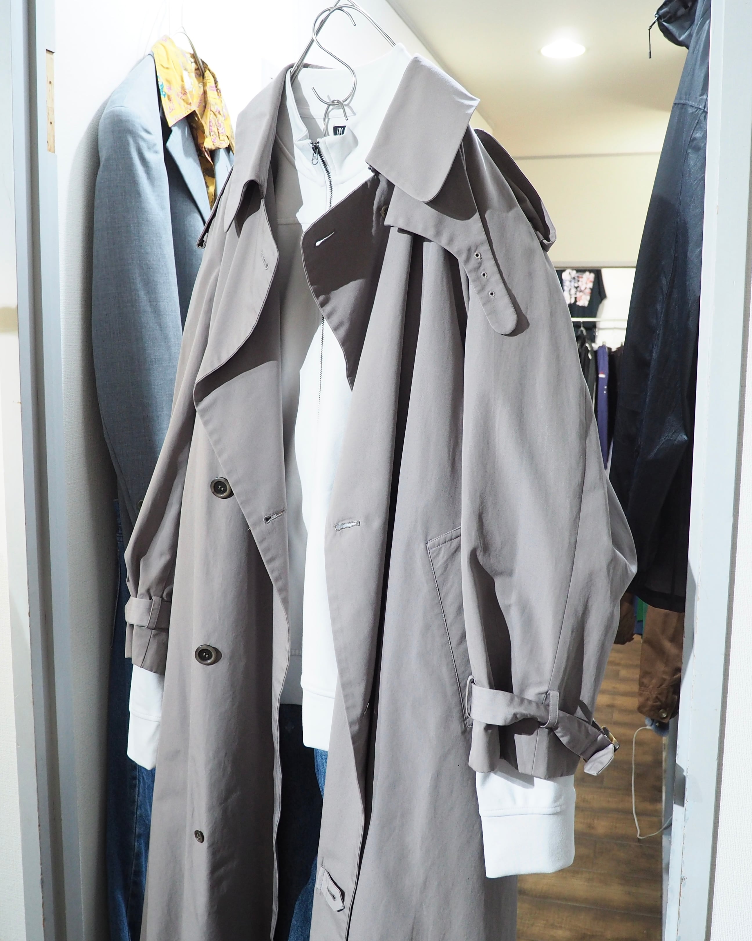 1980s ” Barreaux - 変形 ” Special vintage Long Trench coat