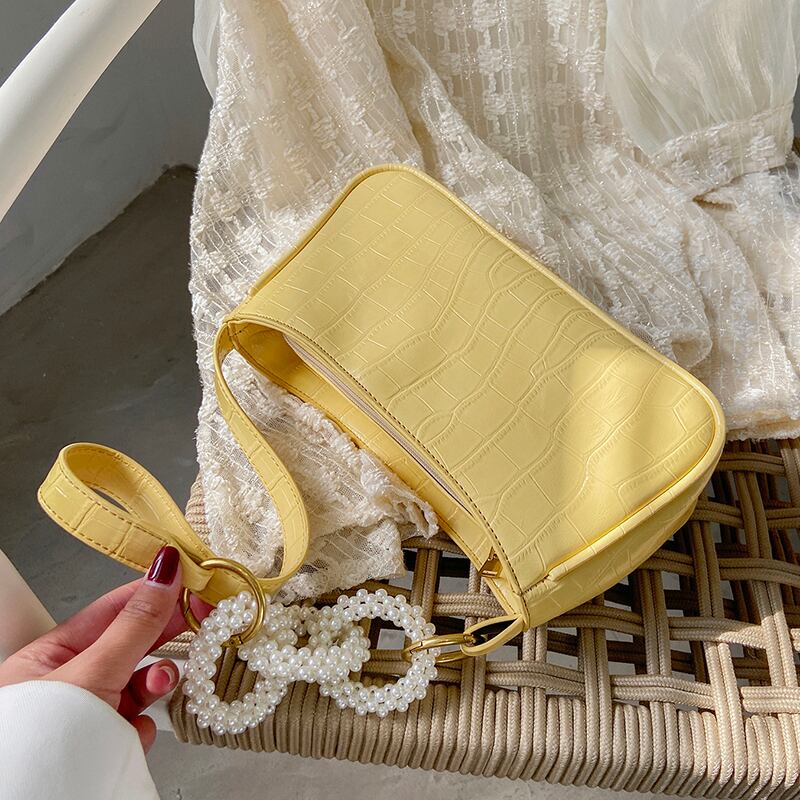 レッド スクウェア 手作りハンドバック6589779226