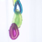 Vivid Rainbow 17 - アゲートヒーリングチャイム / Agate Sun Catcher Wind Chime 706