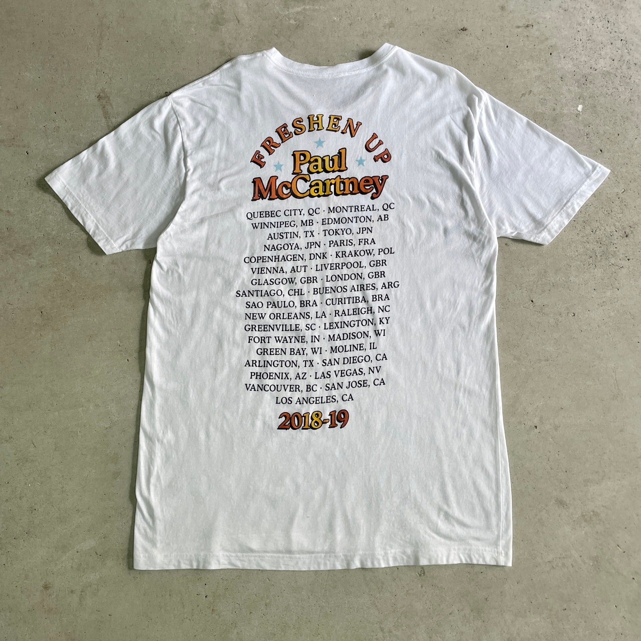 PAUL McCARTNEY ポールマッカートニー FRESHEN UP TOUR 2018-19 