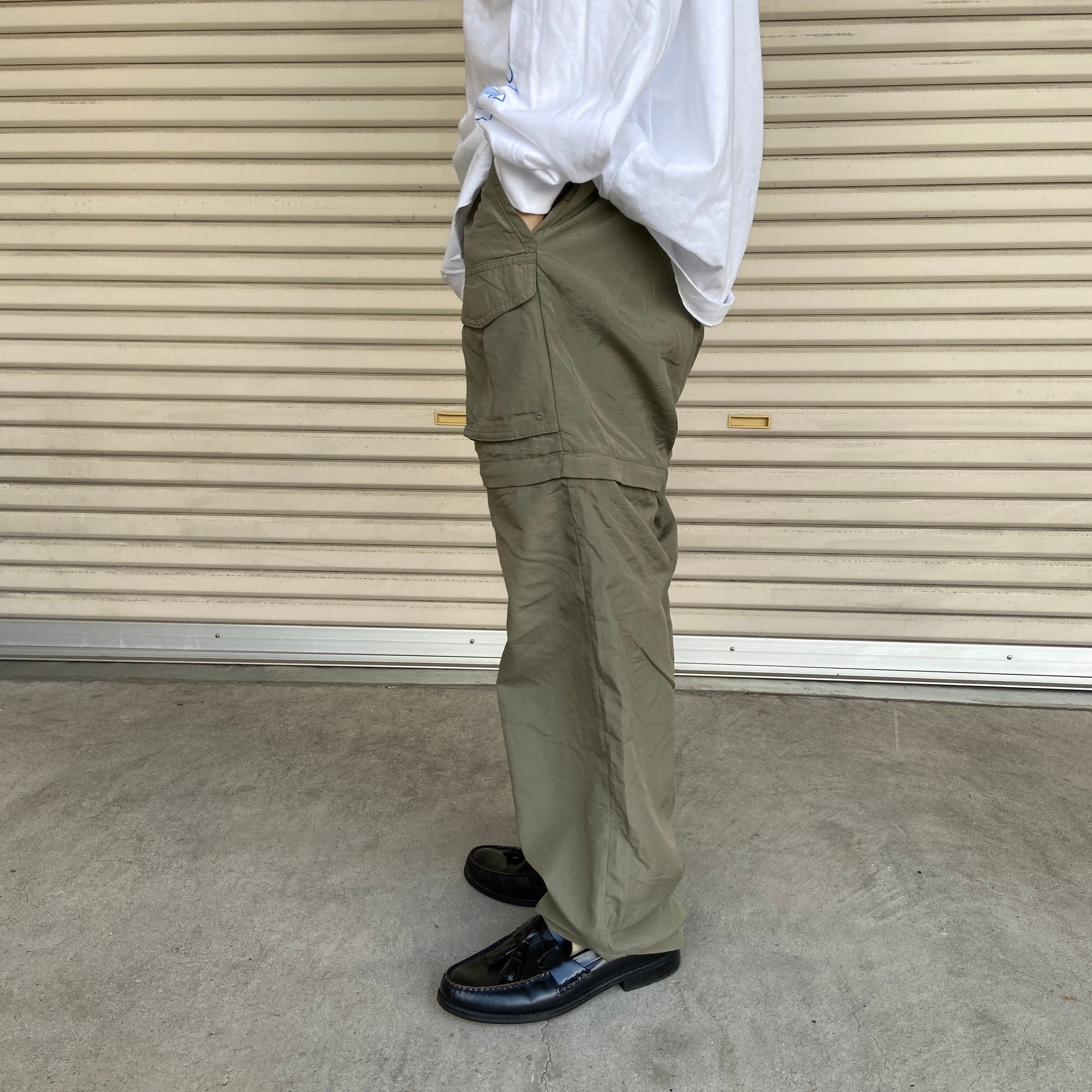 送料無料』90s Columbia コロンビア ナイロンカーゴパンツ 2way M 