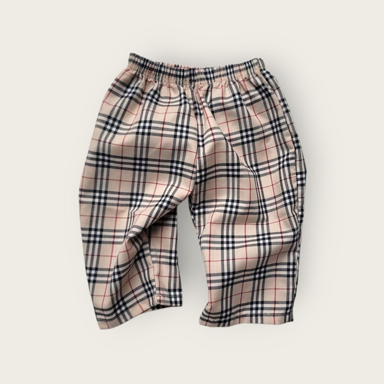 [Moran bebe] Checkered baggy pants / [모란] 첵배기팬츠