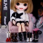 ドールシューズ ブーツ ブライス アイシードール 1/6 カスタムドール BJD 関節人形