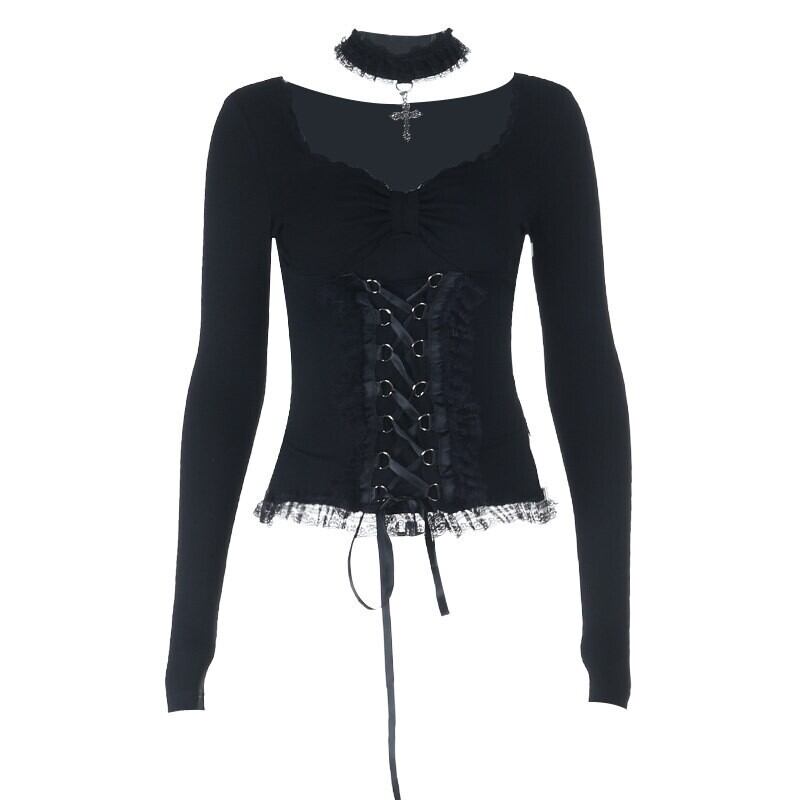 Corset ribbon tops r0184