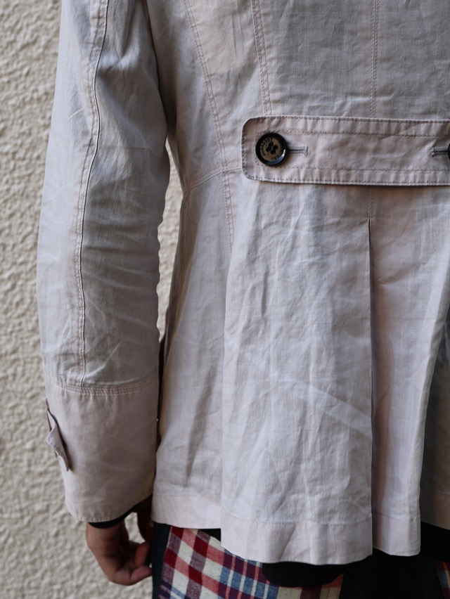 【burberry】multi button high neck jacket
