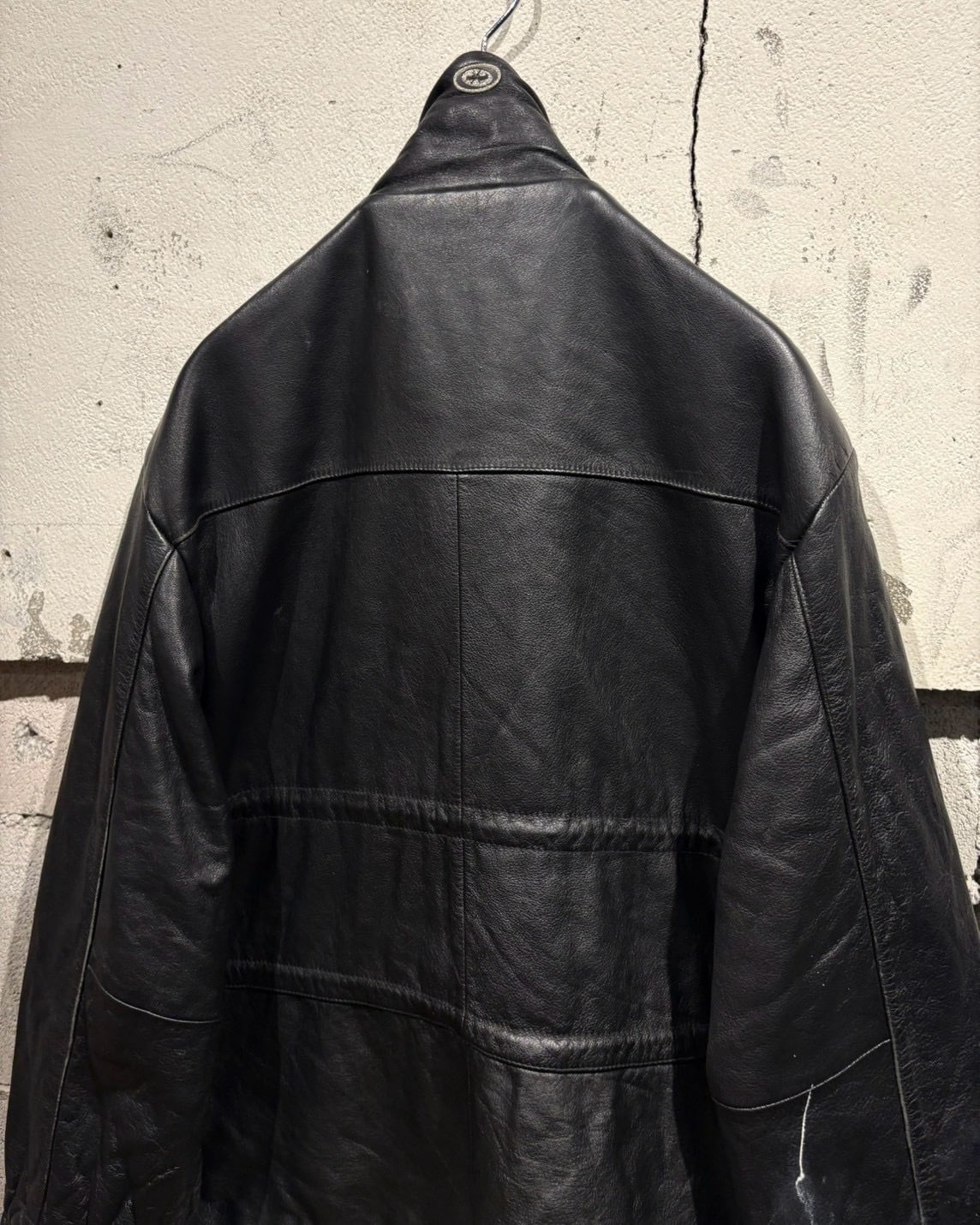 Caka otto】 “WILSONS” Draw Cord Gimmick Design Vintage High Neck