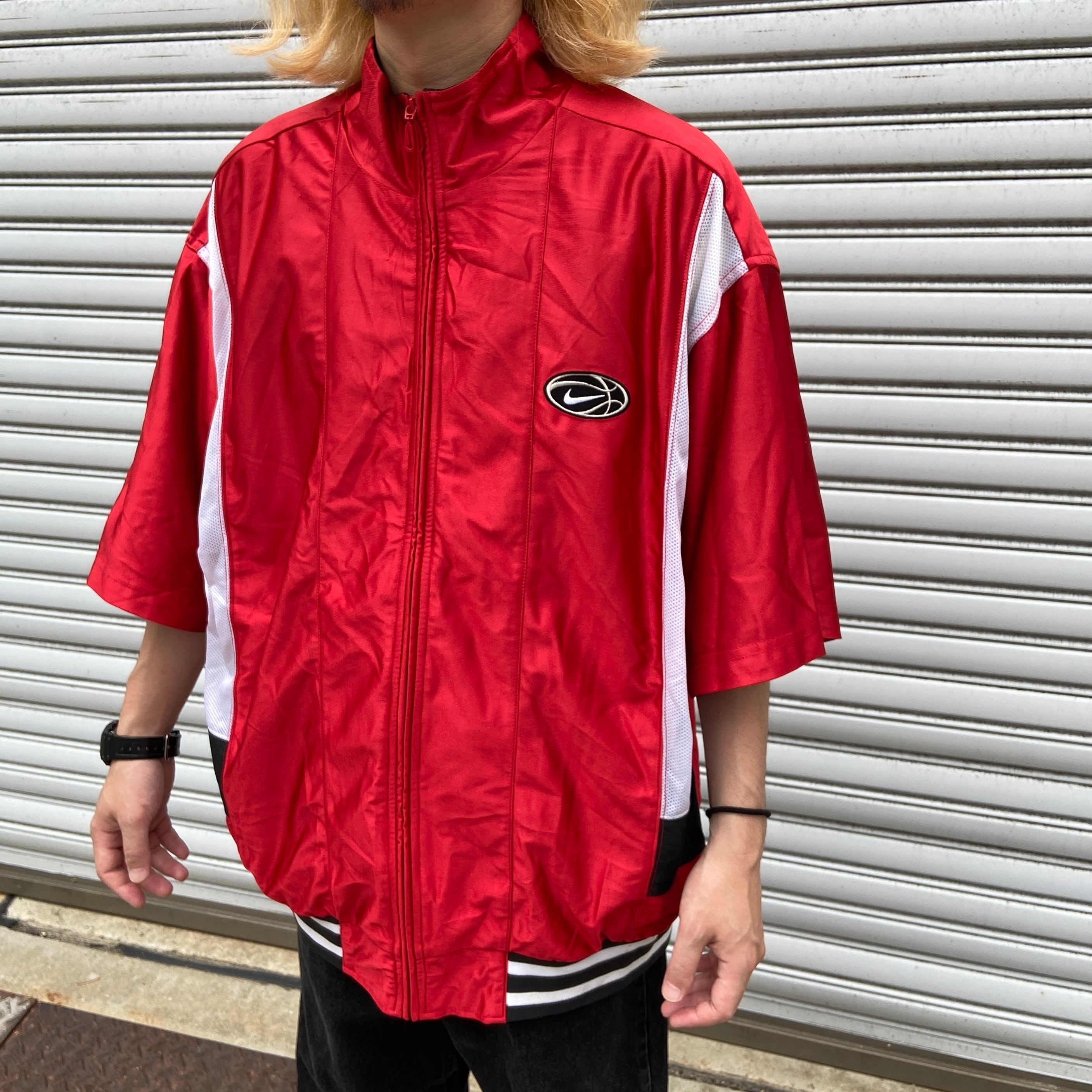 NIKE 00s 人気　ベロア　トラックジャケット　ブラック　XL