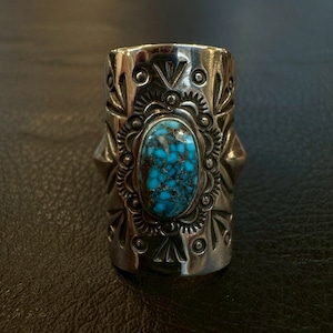 ハーマンスミス(HermanSmith) キングマンターコイズリング 14号