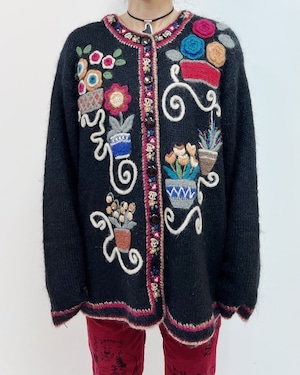 80s knitting design jacket