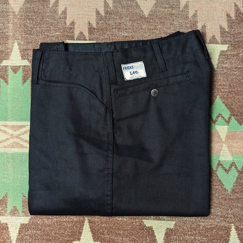 70s Lee FRISKO JEENS Work Pants (W33) BLACK | Wonder Wear 70s Lee FRISKO JEENS Work Pants (W33) BLACK | Wonder Wear