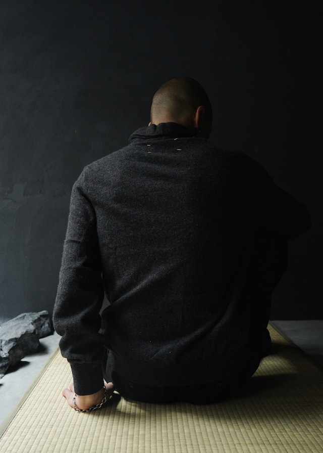 Martin Margiela 08AW mock neck wool knit