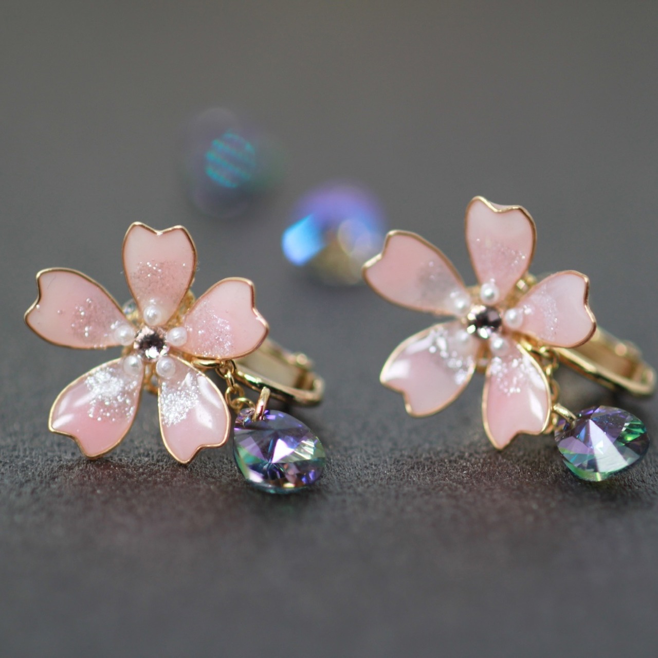 さくら舞う ピアス&イヤリング