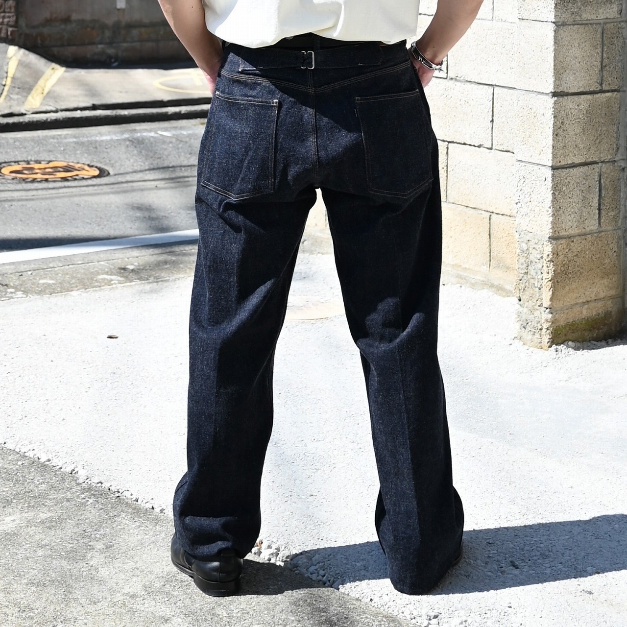 OLD JOE / BELTLESS WAIST JEAN TROUSER"990"