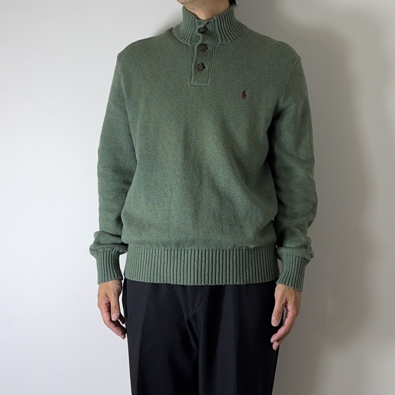Polo by Ralph Lauren cotton knit sweater L 古着 - 12
