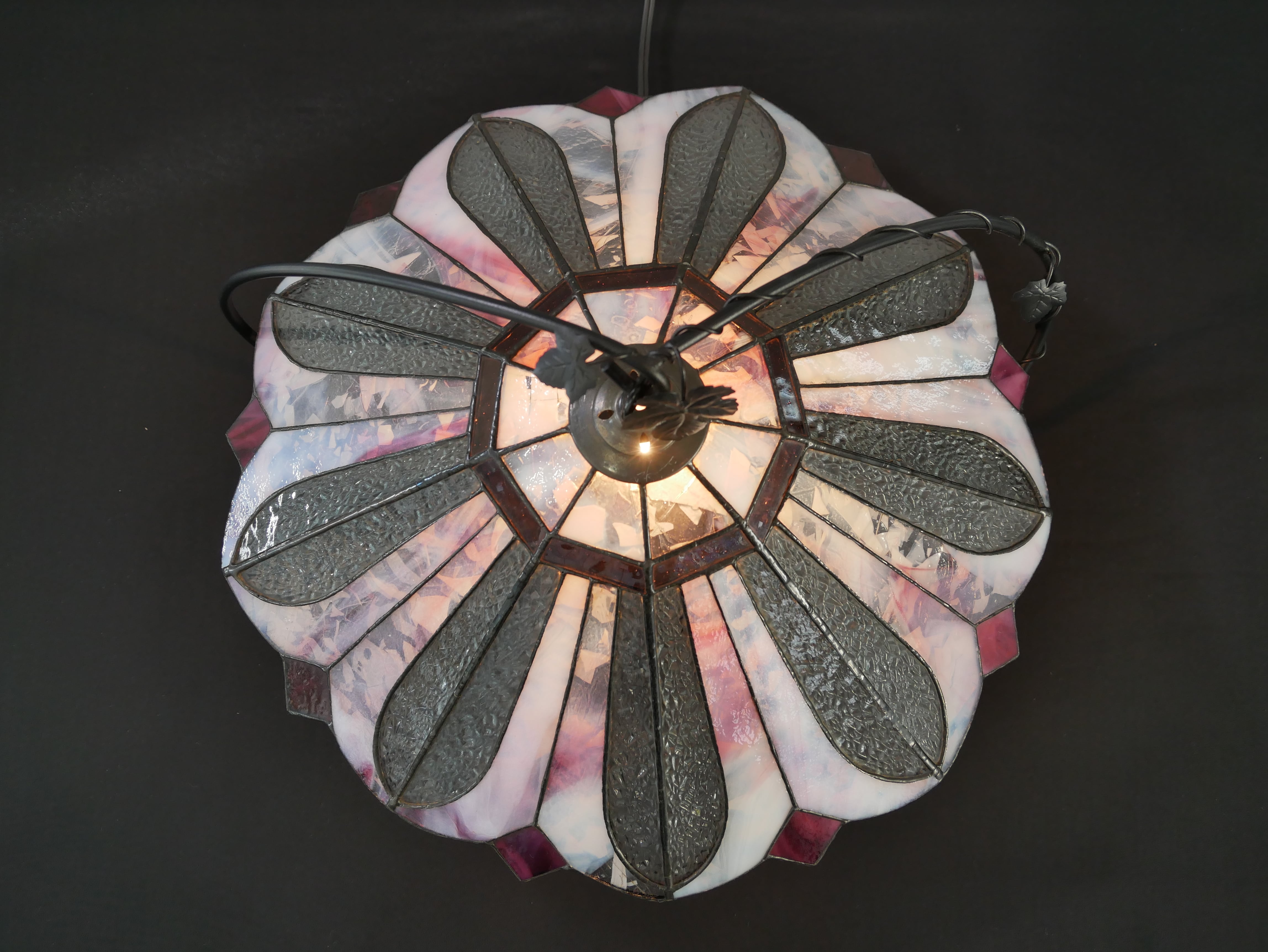 ステンドグラス　ハンドメイド　pink fox ステンドグラス ハンドメイド pink fox ステンドグラス