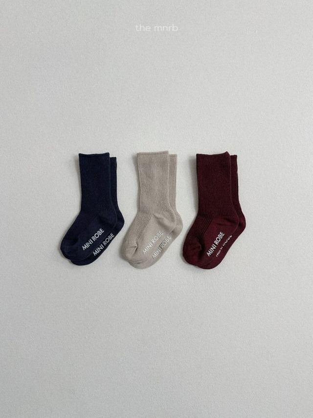【予約】minirobe Breeze socks