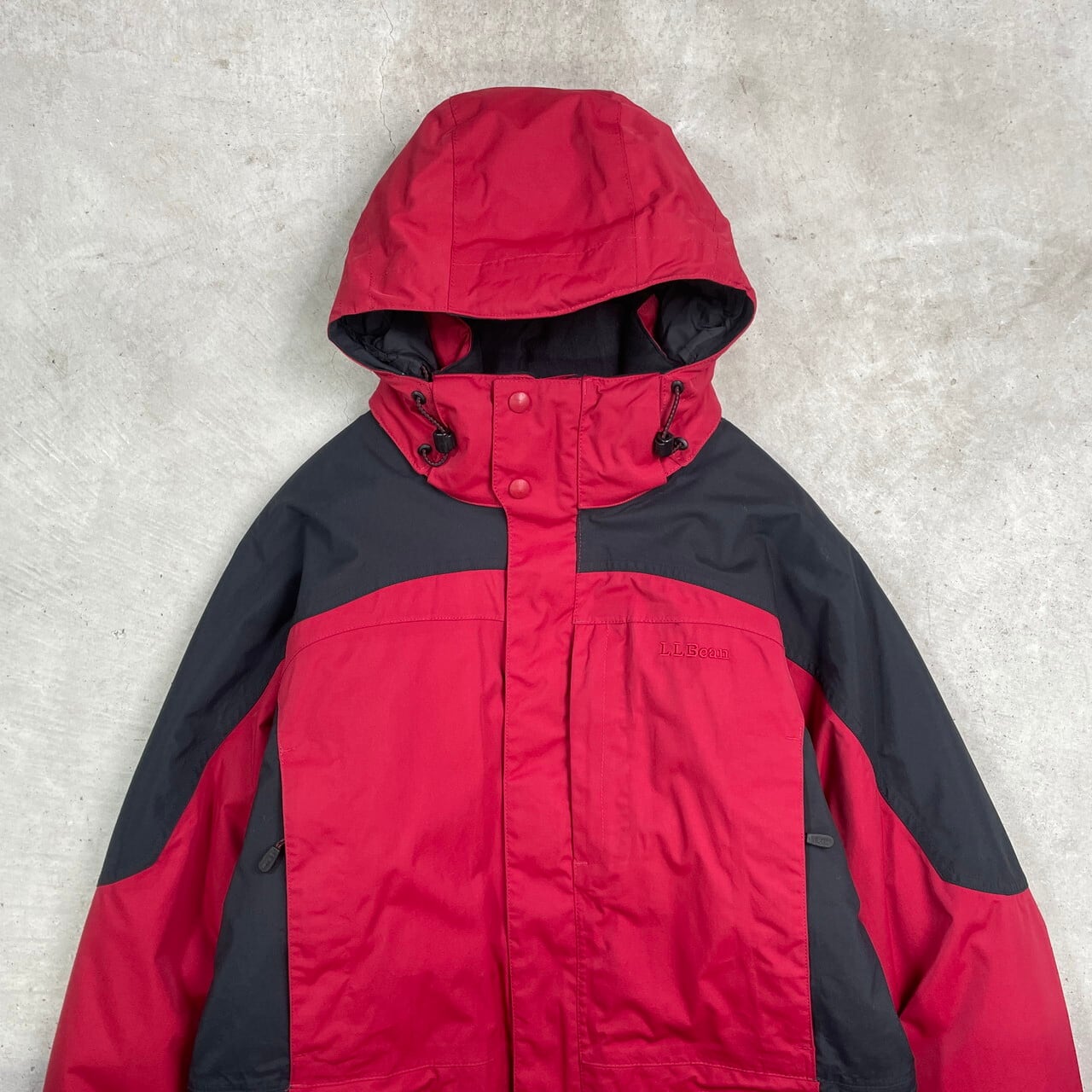 エルエルビーンソフトシェルジャケットy2k古着vintageブラック企業ロゴL L.L.Bean エルエルビーン 中綿 マウンテンパーカー マウンテン