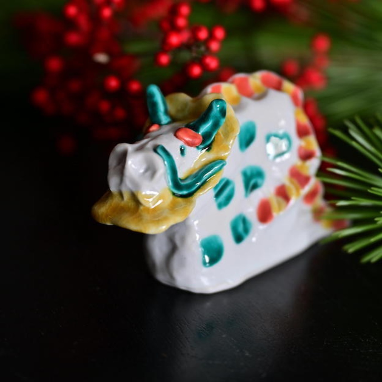 村田菜穂美 干支 雲龍 色絵 / 2104130001796