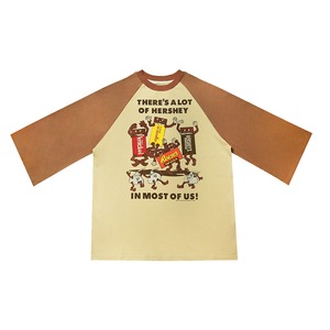 【SELECT】HERSHEY'S７分袖ラグランTシャツ