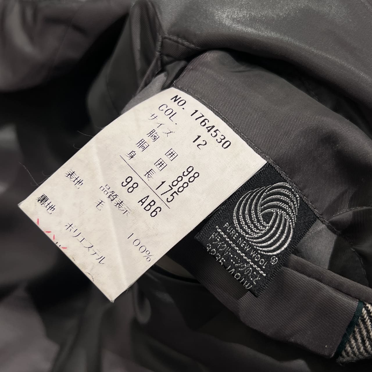 カシミヤ100% STRABELLTA ストラベルタ ヘリンボーン チェック ウール テーラード ジャケット 98 AB6 /グレー系 メンズ