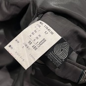 カシミヤ100% STRABELLTA ストラベルタ ヘリンボーン チェック ウール テーラード ジャケット 98 AB6 /グレー系 メンズ