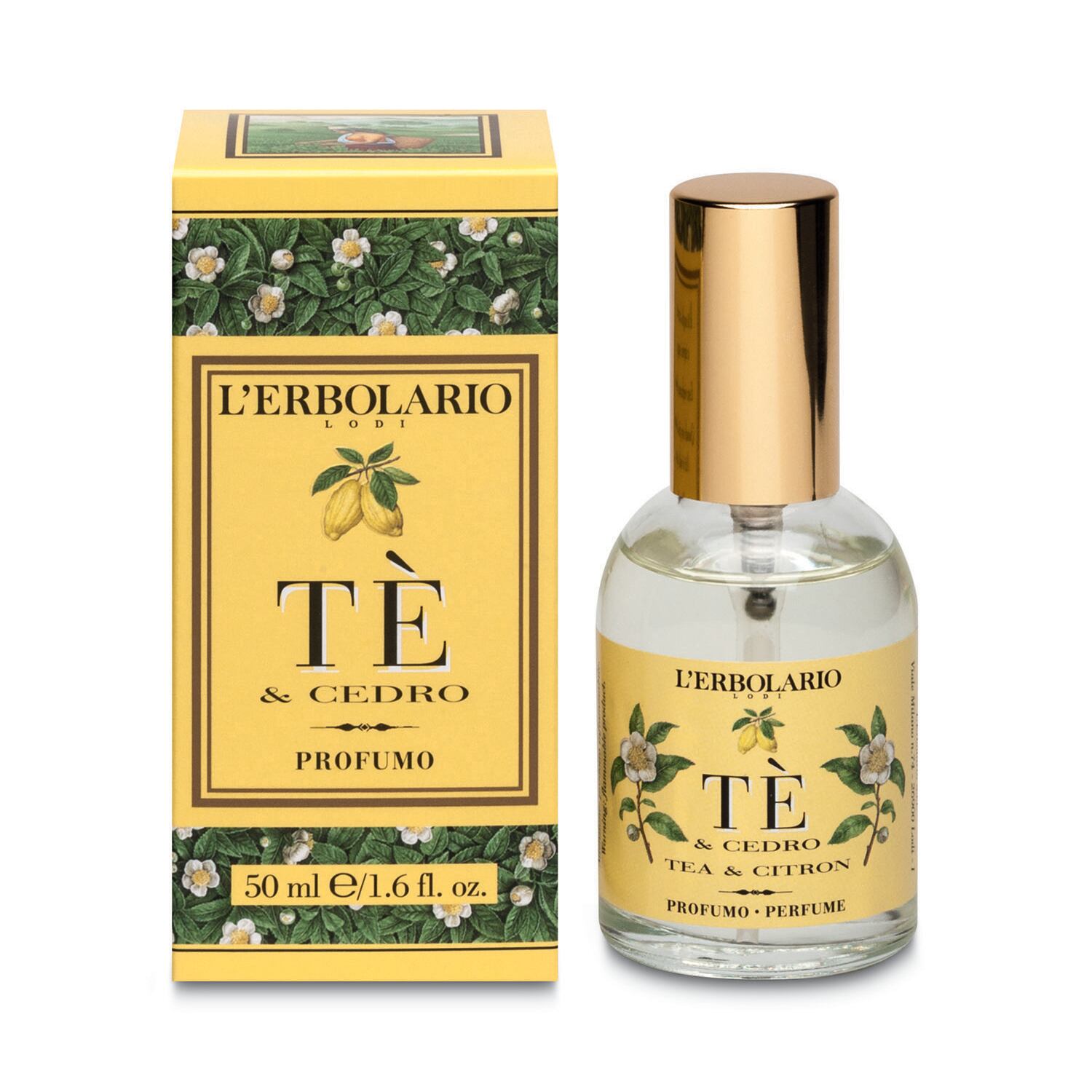 Te e Cedro】テ＆チェドロ パフューム 50ml｜レルボラリオ L'ERBOLARIO