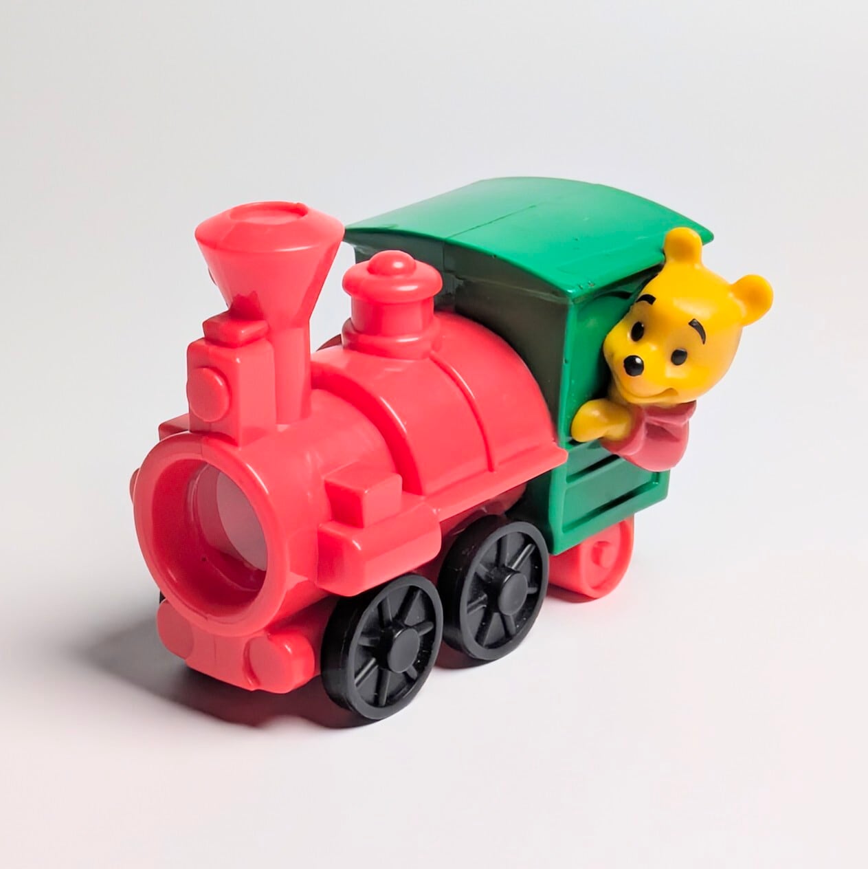 ☆VINTAGE 1995☆【 ウィニー・ザ・プー・オン・ビッグ・サンダー・マウンテン ( Winnie the Pooh On Big Thunder Mountain ) 】カリフォルニアディズニーランド40周年アドベンチャーズ / マクドナルドミールトイ1995 〚アメリカン雑貨 アメトイ〛