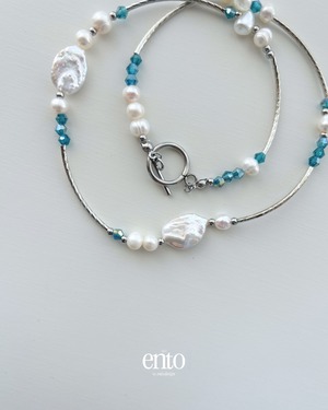 (#0068) silver hush necklace