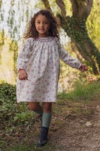 【Marie Puce Paris】ALEXIA  Corduroy dress～ Rose Romance