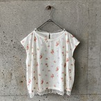 Sleeveless floral top