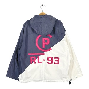 90s ラルフローレン RL-93 POLO ヴィンテージ セーリングジャケット フーディー コットンジャケット RALPH LAUREN サイズS DZ0826
