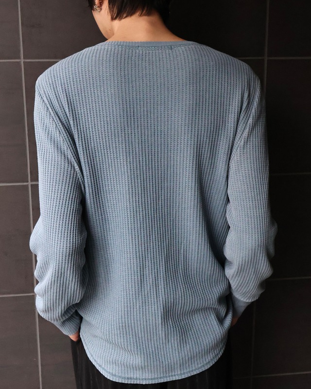 coloring waffle henley neck tops