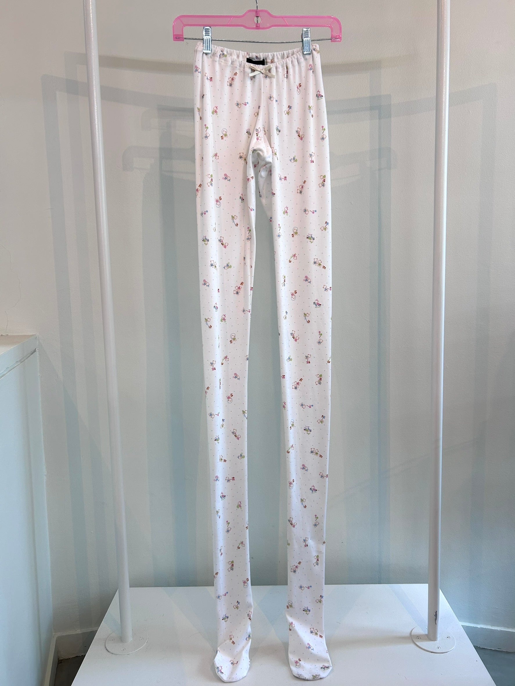 Ans Dotsloevner DOLL TIGHTS WHITE BEAR