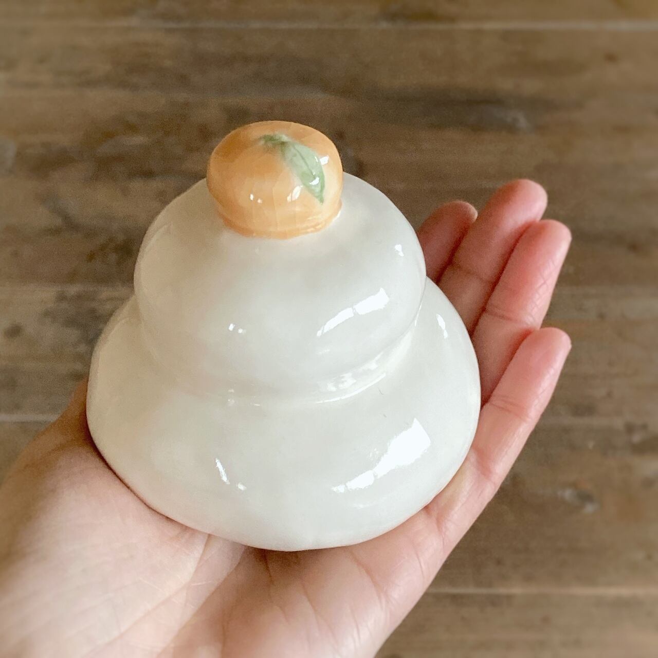 鏡餅　大　(上絵)