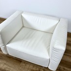 Cassina GRANDANGOLO SOFA 1P WHITE カッシーナ グランダンゴロソファ 1人掛け ホワイト モダン モダンインテリア【中古】【200サイズ】