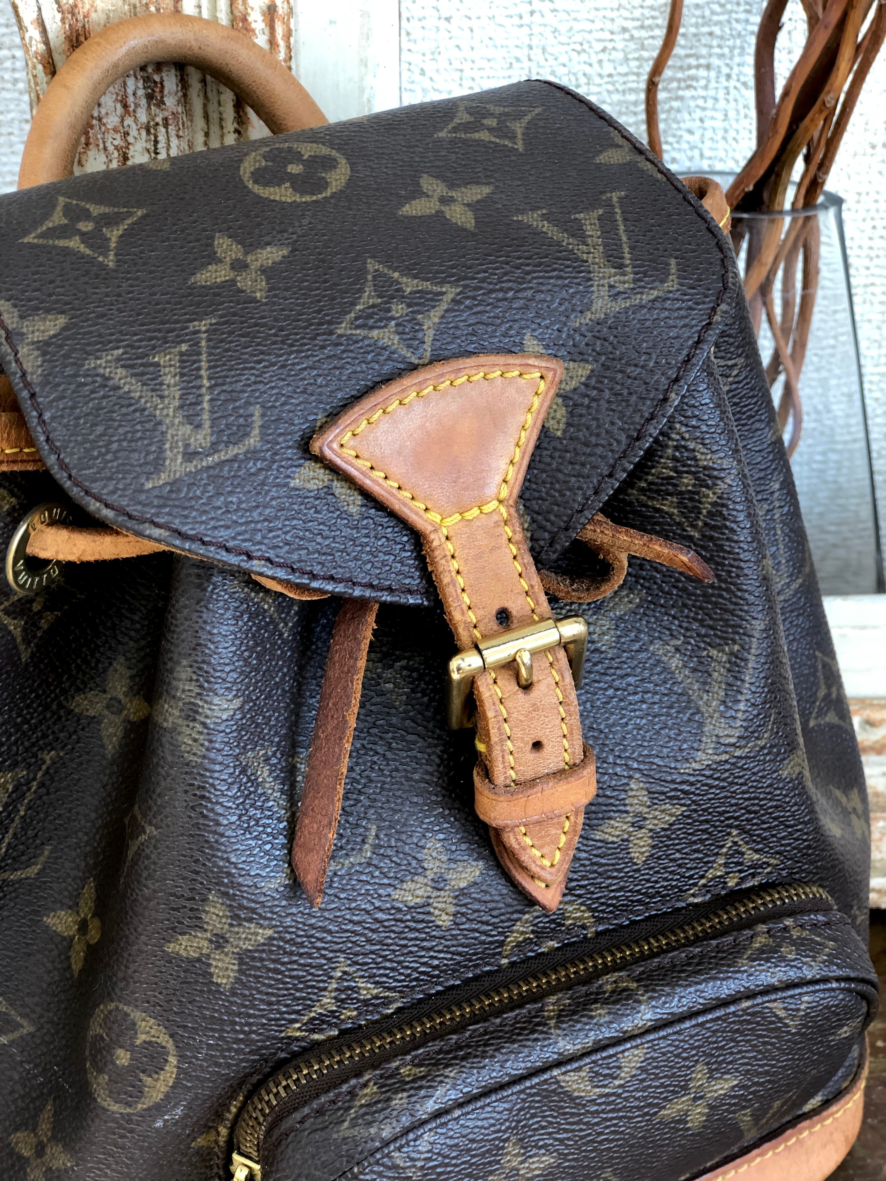 LOUIS VUITTON 　ルイ ヴィトン　モノグラム　モンスリ　ミニ　M51137　リュック　バックパック　ブラウン　vintage　ヴィンテージ　 ncci75 | VintageShop solo powered by BASE