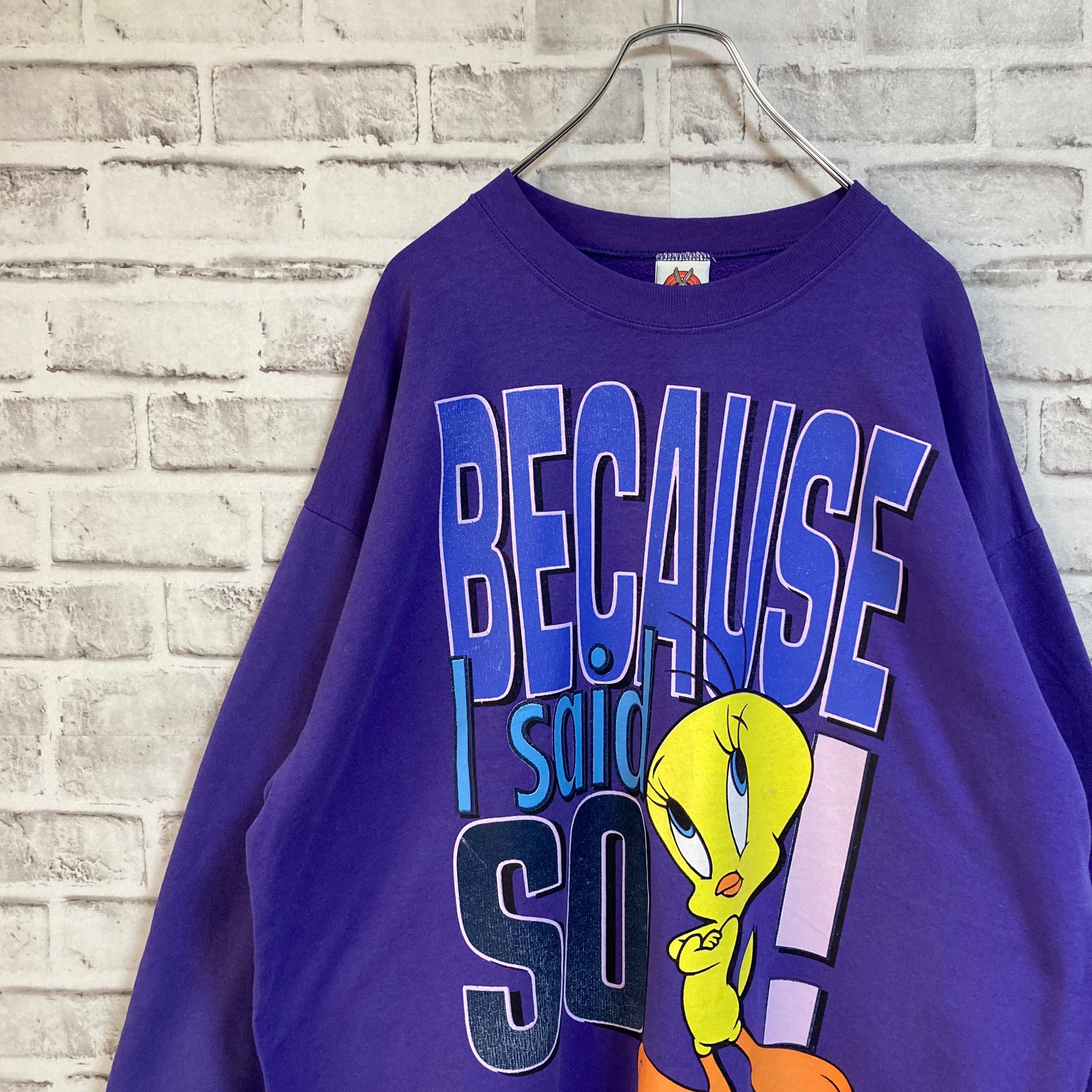 LOONEY TUNES】L/S Sweat L 90s Made in USA “ Tweety Bird” ルーニー