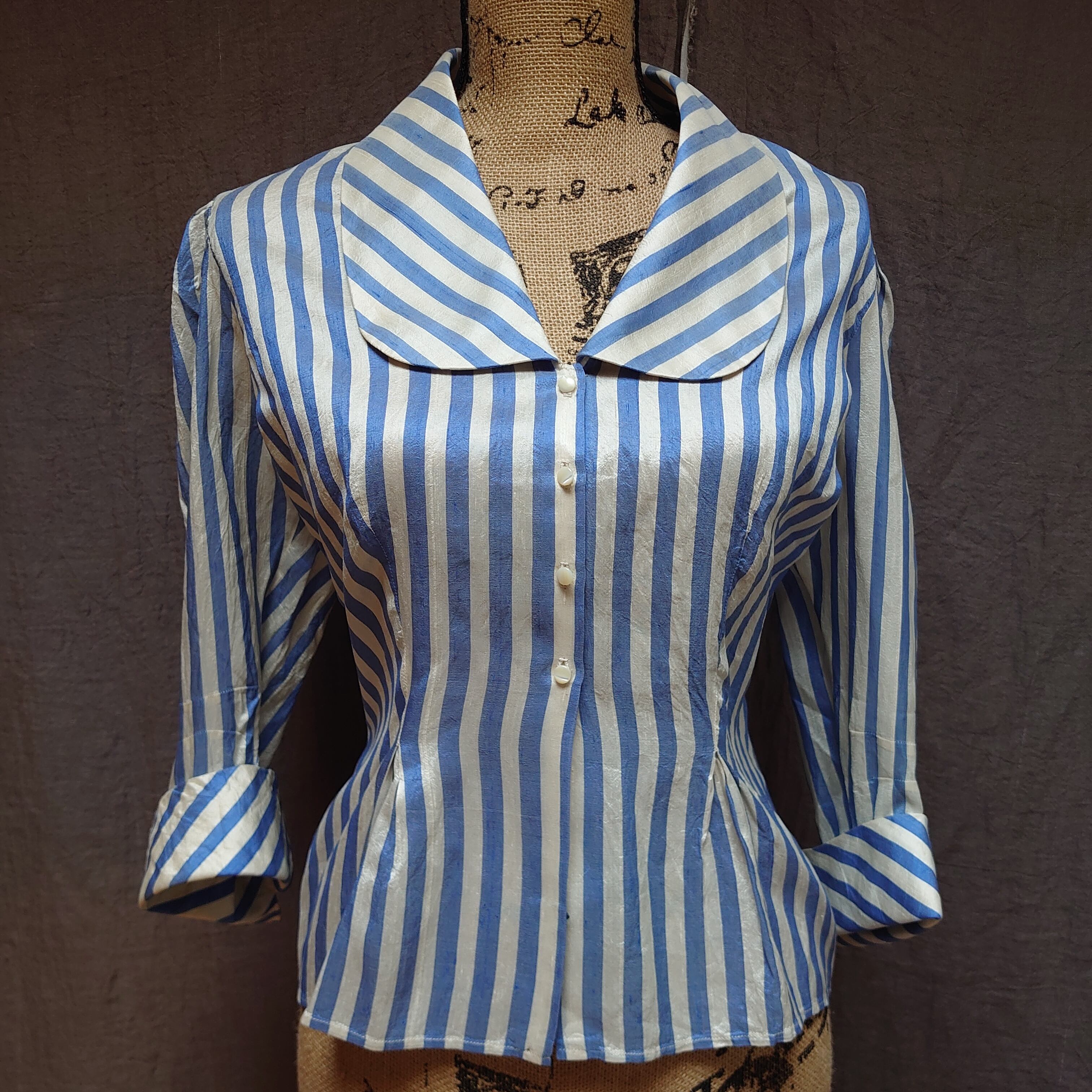 france vintage silk tops.