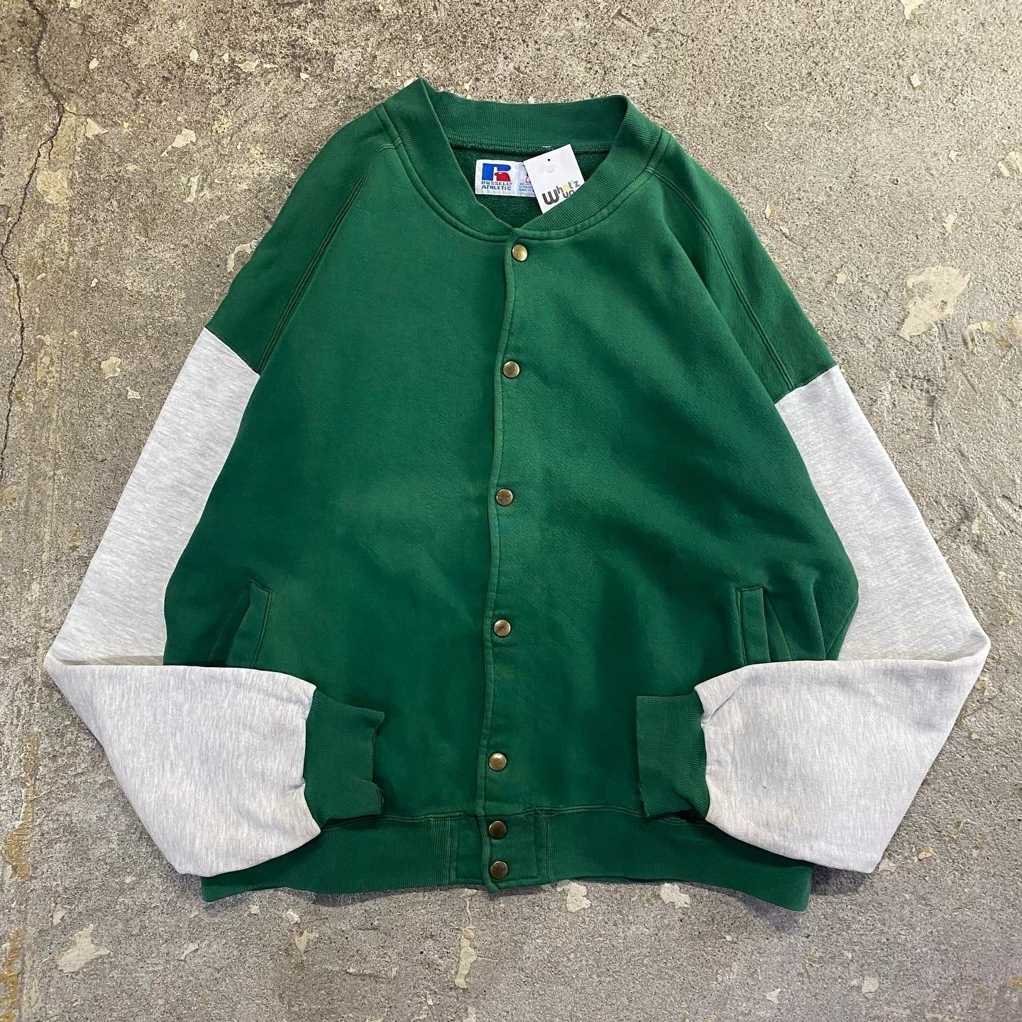 90s RUSSELL sweat cardigan | What'z up