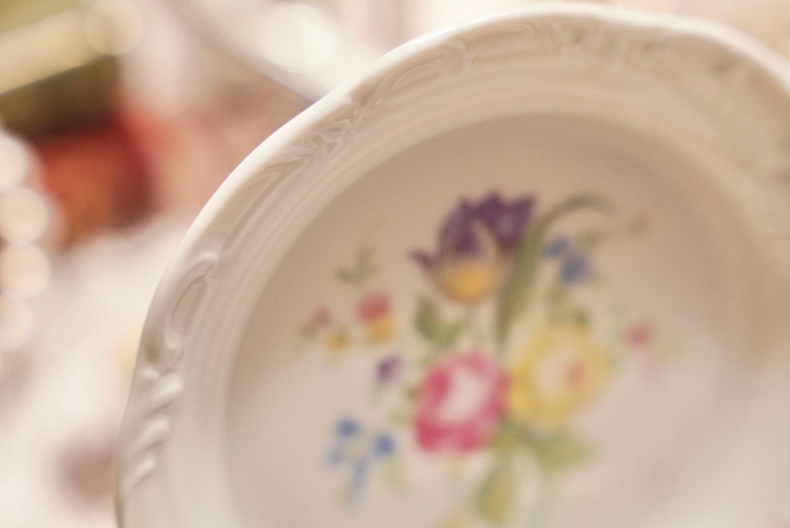 A 【Rosenthal】ローゼンタール クラシック 花柄 11cmプレート