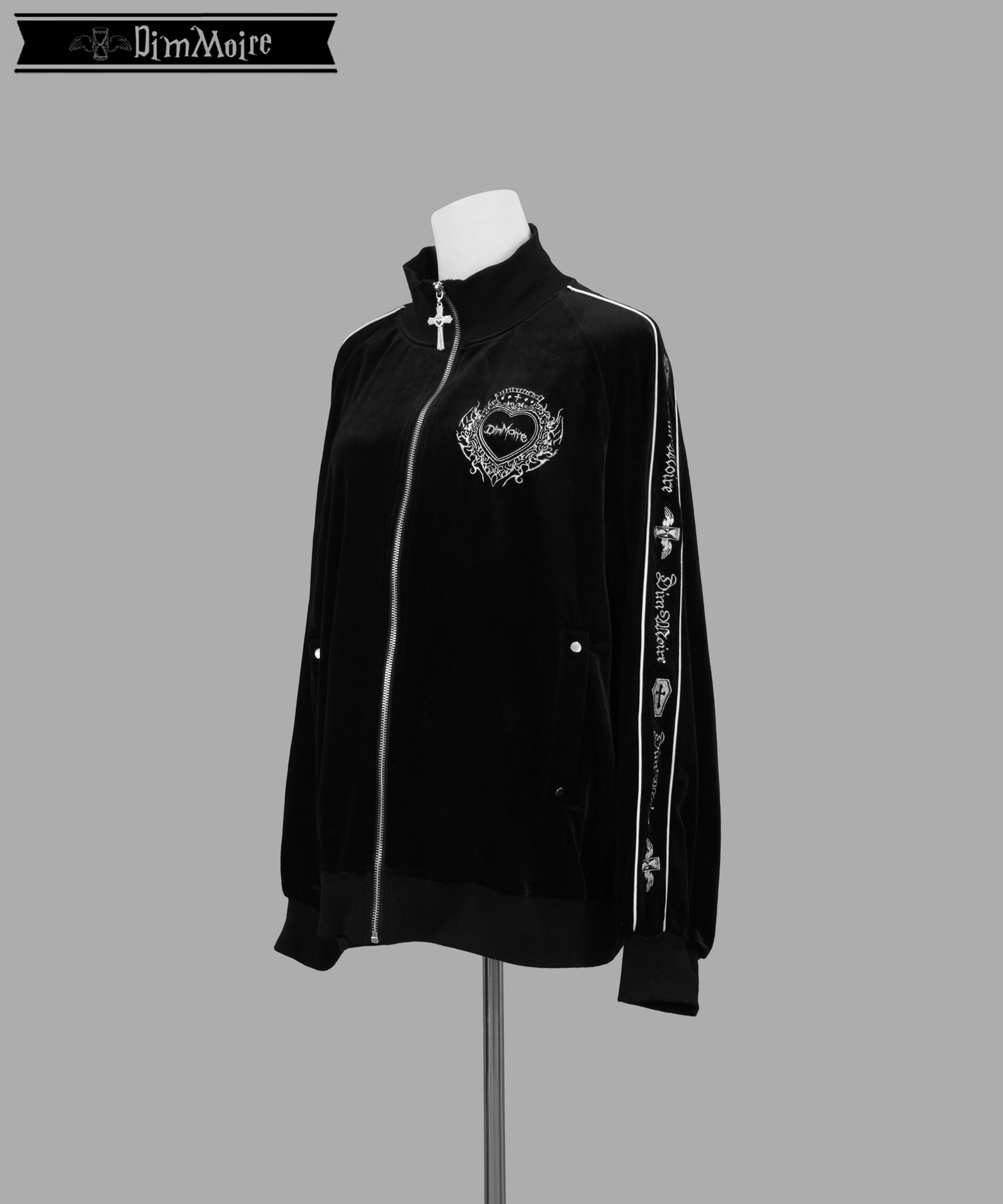 ベロアジャージトップス【Black】 | DimMoire 