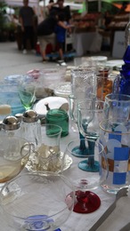 ぐるぐる脚のミニグラス